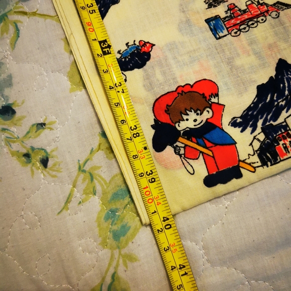 Vintage Unused Cotton Cowboy Fabric ~ 4 Metres - Picture 11 of 14